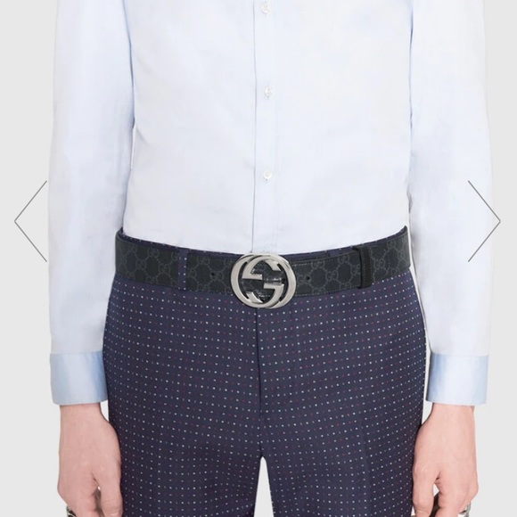 GG Supreme Canvas Belt Size 95 - Picture 3 of 12